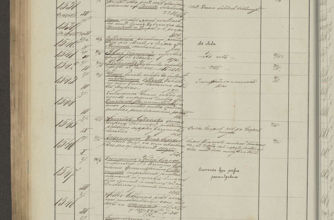 Zdjęcie nr 298 dla obiektu archiwalnego: Protocollon exhibitorum in Ecclesiasticis ex anno 1883-1884