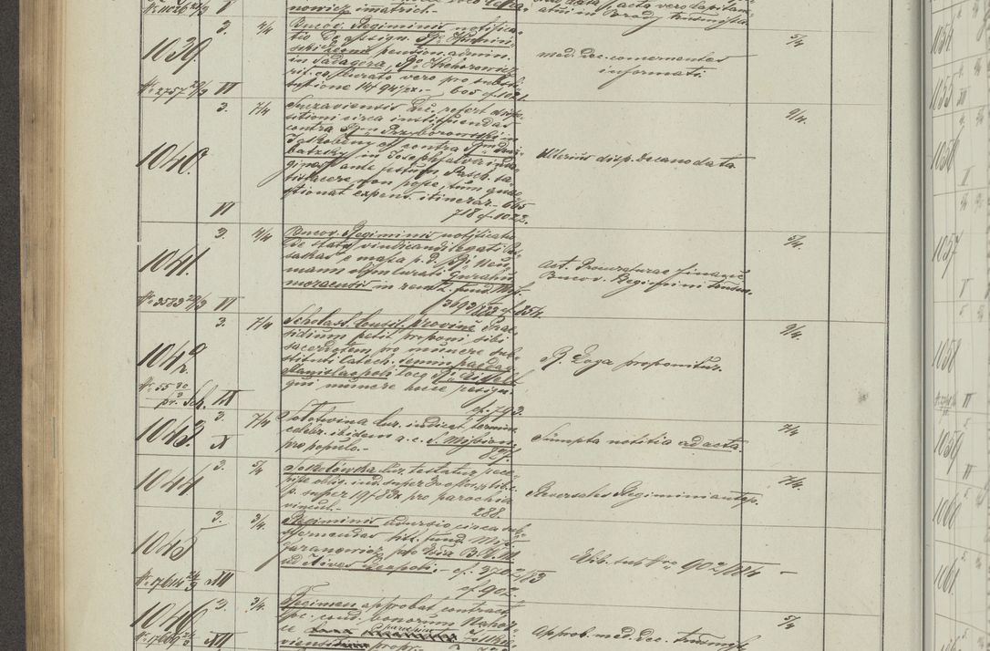 Zdjęcie nr 272 dla obiektu archiwalnego: Protocollon exhibitorum in Ecclesiasticis ex anno 1883-1884