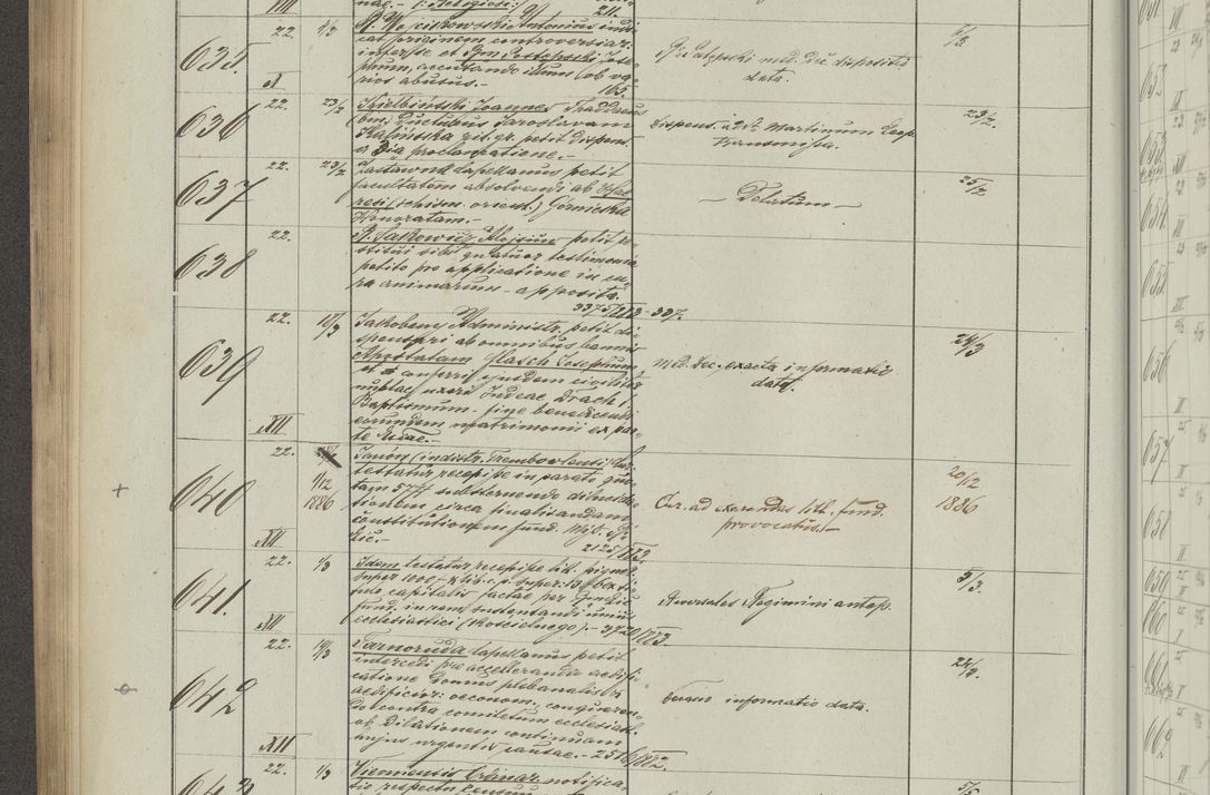 Zdjęcie nr 250 dla obiektu archiwalnego: Protocollon exhibitorum in Ecclesiasticis ex anno 1883-1884