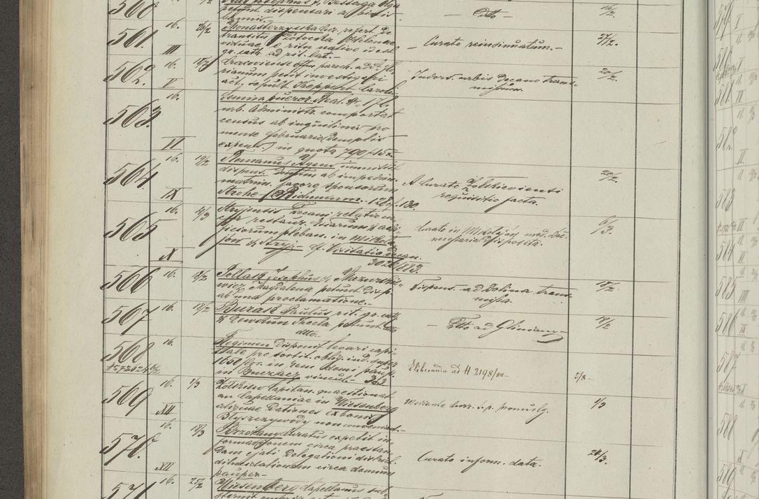 Zdjęcie nr 246 dla obiektu archiwalnego: Protocollon exhibitorum in Ecclesiasticis ex anno 1883-1884