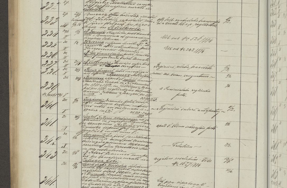 Zdjęcie nr 234 dla obiektu archiwalnego: Protocollon exhibitorum in Ecclesiasticis ex anno 1883-1884