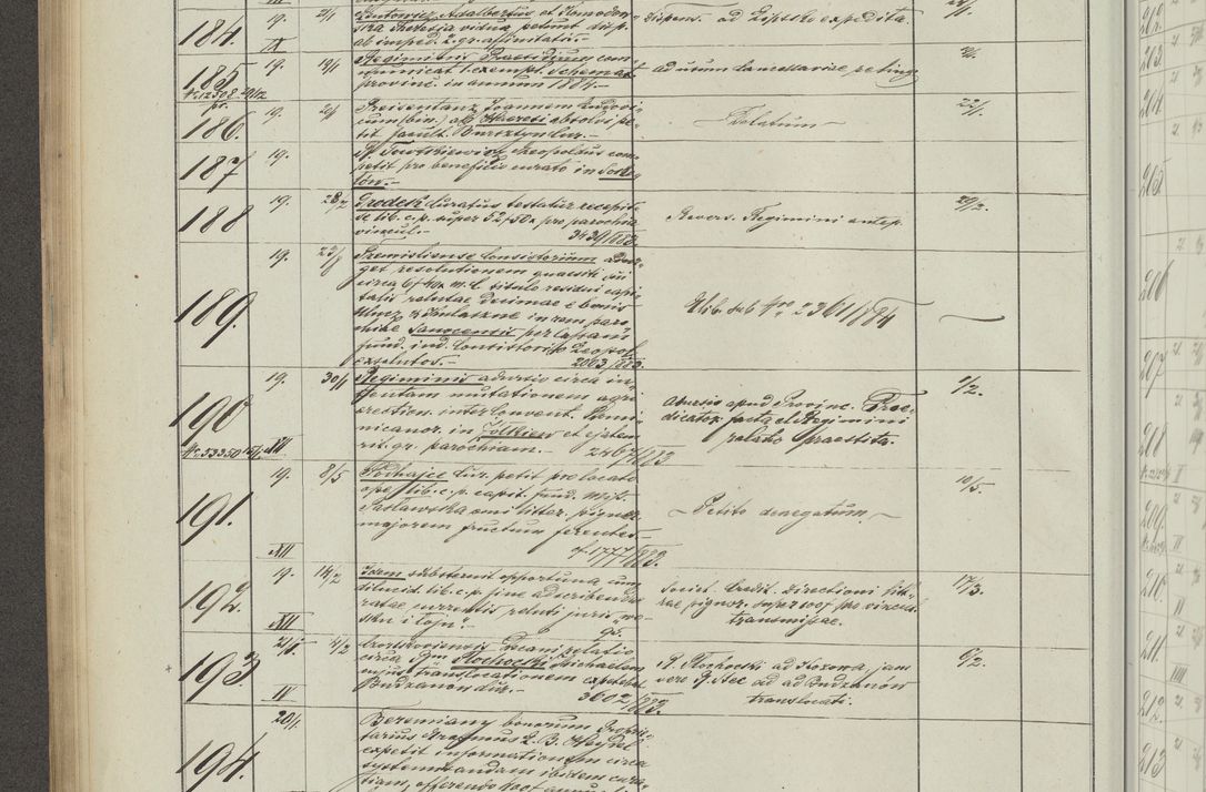 Zdjęcie nr 226 dla obiektu archiwalnego: Protocollon exhibitorum in Ecclesiasticis ex anno 1883-1884