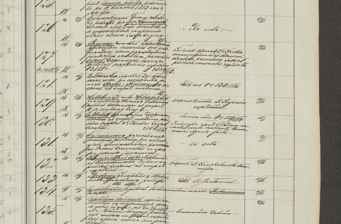 Zdjęcie nr 223 dla obiektu archiwalnego: Protocollon exhibitorum in Ecclesiasticis ex anno 1883-1884