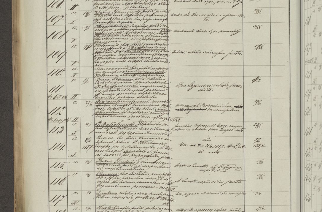 Zdjęcie nr 222 dla obiektu archiwalnego: Protocollon exhibitorum in Ecclesiasticis ex anno 1883-1884