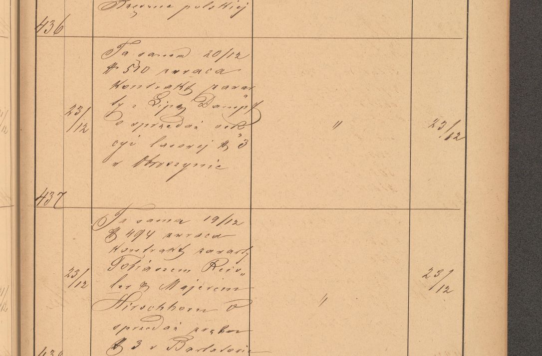 Zdjęcie nr 119 dla obiektu archiwalnego: Protokół czynności na rok 1887. Zarząd główny dóbr stoł. Arcybiskupstwa Lwowskiego o.ł.
