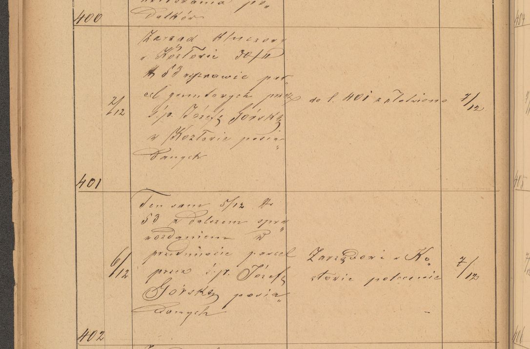 Zdjęcie nr 110 dla obiektu archiwalnego: Protokół czynności na rok 1887. Zarząd główny dóbr stoł. Arcybiskupstwa Lwowskiego o.ł.