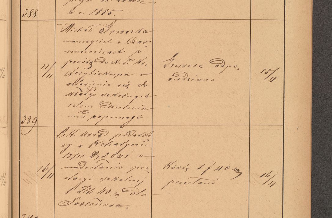 Zdjęcie nr 107 dla obiektu archiwalnego: Protokół czynności na rok 1887. Zarząd główny dóbr stoł. Arcybiskupstwa Lwowskiego o.ł.