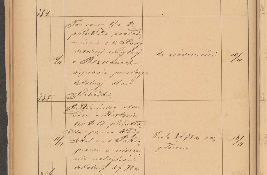 Zdjęcie nr 106 dla obiektu archiwalnego: Protokół czynności na rok 1887. Zarząd główny dóbr stoł. Arcybiskupstwa Lwowskiego o.ł.