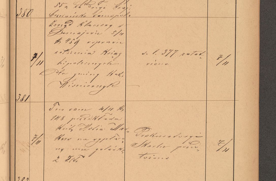 Zdjęcie nr 105 dla obiektu archiwalnego: Protokół czynności na rok 1887. Zarząd główny dóbr stoł. Arcybiskupstwa Lwowskiego o.ł.