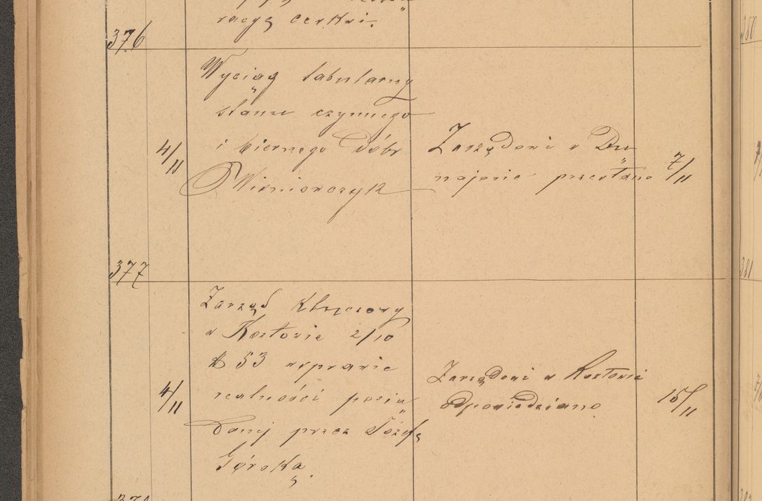 Zdjęcie nr 104 dla obiektu archiwalnego: Protokół czynności na rok 1887. Zarząd główny dóbr stoł. Arcybiskupstwa Lwowskiego o.ł.