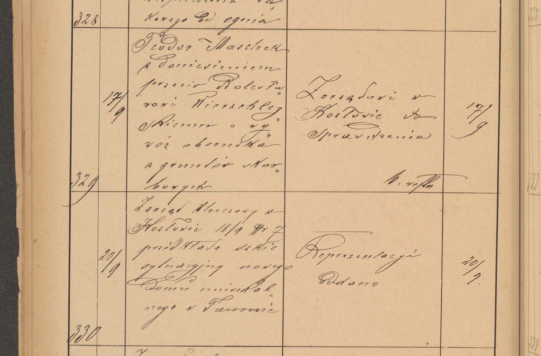 Zdjęcie nr 92 dla obiektu archiwalnego: Protokół czynności na rok 1887. Zarząd główny dóbr stoł. Arcybiskupstwa Lwowskiego o.ł.