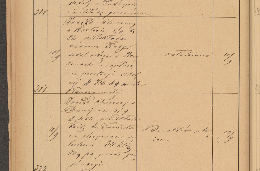 Zdjęcie nr 90 dla obiektu archiwalnego: Protokół czynności na rok 1887. Zarząd główny dóbr stoł. Arcybiskupstwa Lwowskiego o.ł.