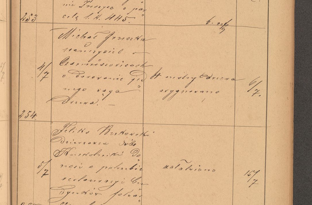 Zdjęcie nr 71 dla obiektu archiwalnego: Protokół czynności na rok 1887. Zarząd główny dóbr stoł. Arcybiskupstwa Lwowskiego o.ł.