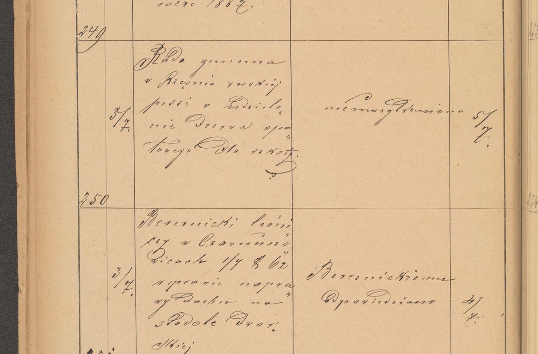 Zdjęcie nr 70 dla obiektu archiwalnego: Protokół czynności na rok 1887. Zarząd główny dóbr stoł. Arcybiskupstwa Lwowskiego o.ł.