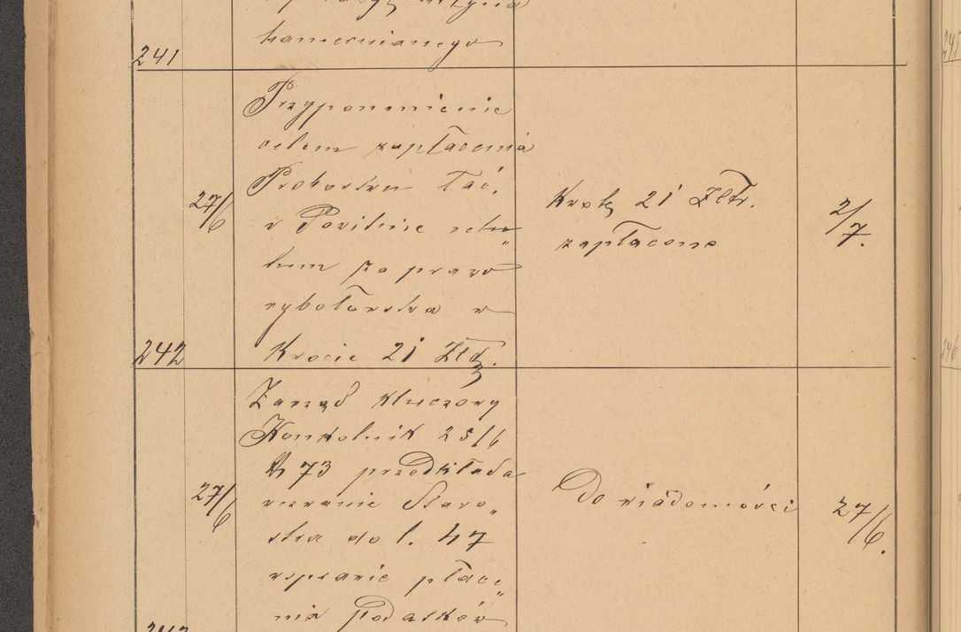 Zdjęcie nr 68 dla obiektu archiwalnego: Protokół czynności na rok 1887. Zarząd główny dóbr stoł. Arcybiskupstwa Lwowskiego o.ł.