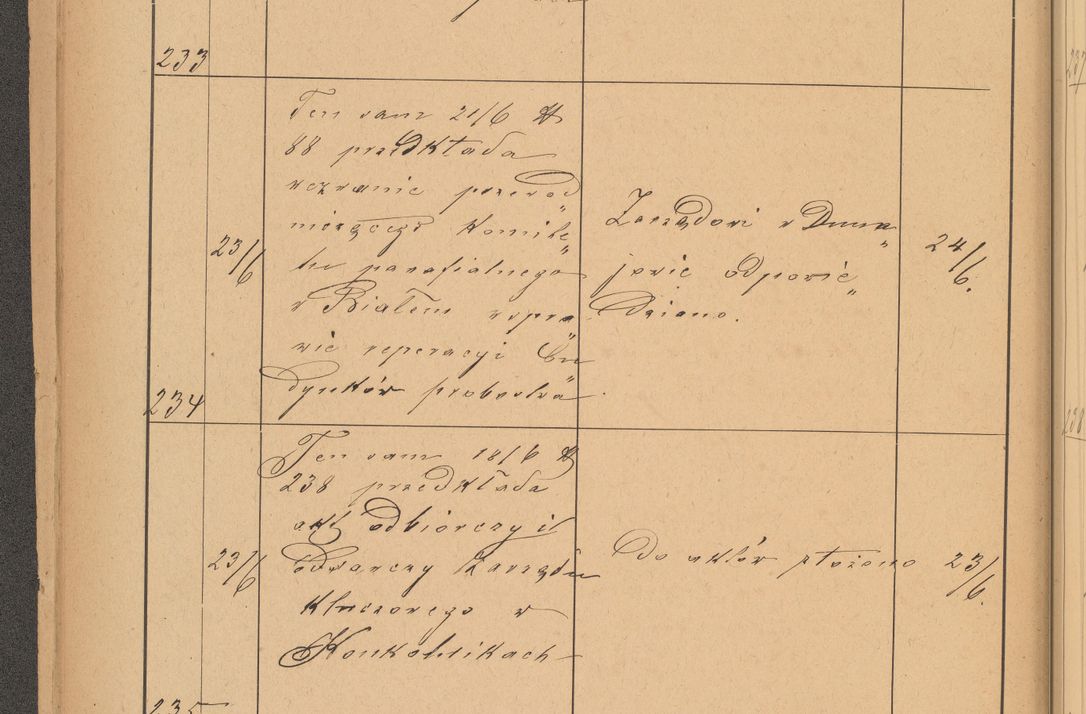 Zdjęcie nr 66 dla obiektu archiwalnego: Protokół czynności na rok 1887. Zarząd główny dóbr stoł. Arcybiskupstwa Lwowskiego o.ł.