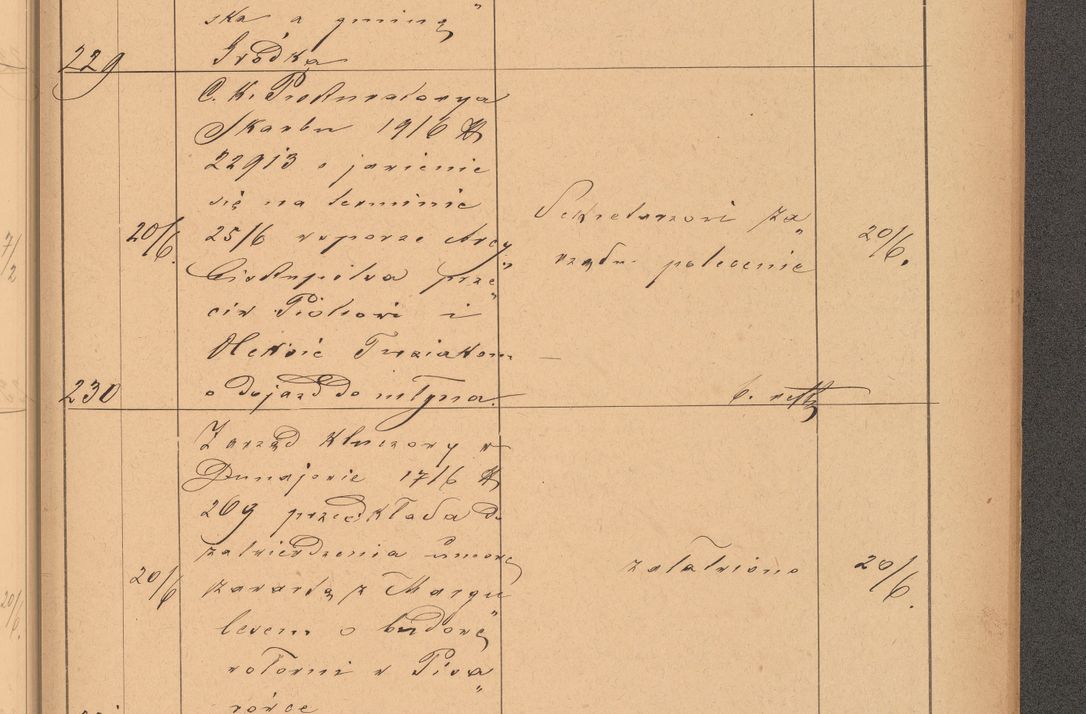 Zdjęcie nr 65 dla obiektu archiwalnego: Protokół czynności na rok 1887. Zarząd główny dóbr stoł. Arcybiskupstwa Lwowskiego o.ł.