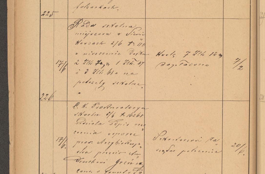Zdjęcie nr 64 dla obiektu archiwalnego: Protokół czynności na rok 1887. Zarząd główny dóbr stoł. Arcybiskupstwa Lwowskiego o.ł.