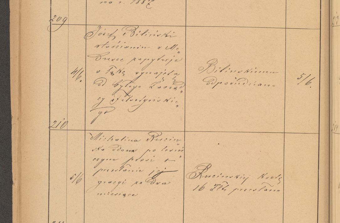 Zdjęcie nr 60 dla obiektu archiwalnego: Protokół czynności na rok 1887. Zarząd główny dóbr stoł. Arcybiskupstwa Lwowskiego o.ł.