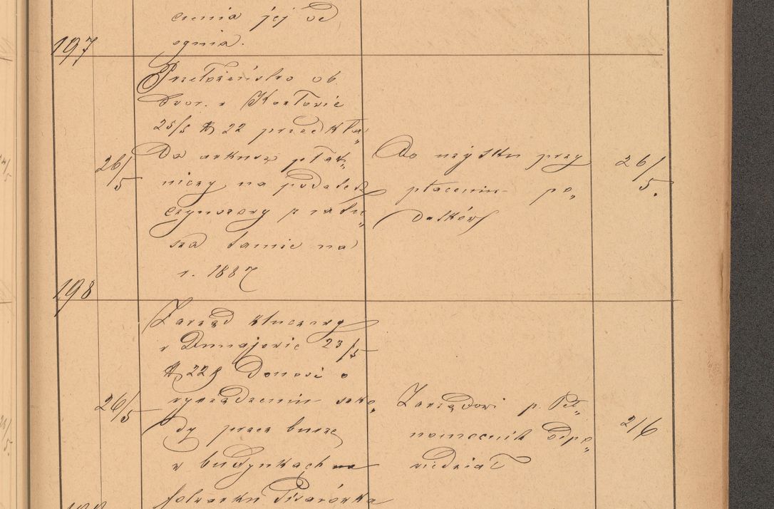 Zdjęcie nr 57 dla obiektu archiwalnego: Protokół czynności na rok 1887. Zarząd główny dóbr stoł. Arcybiskupstwa Lwowskiego o.ł.