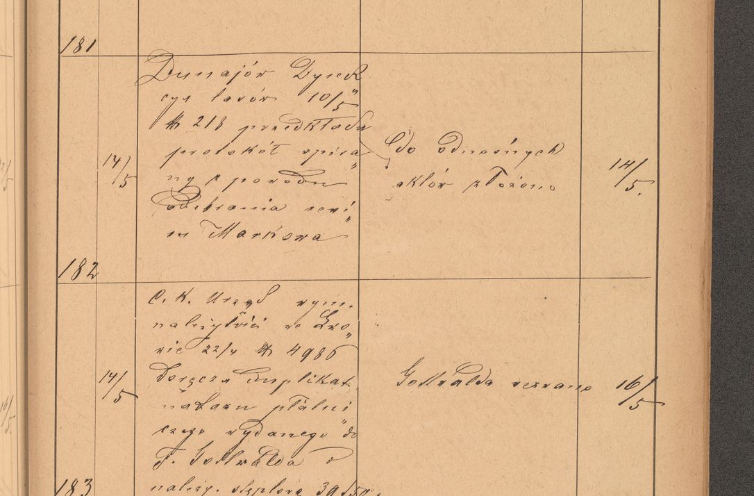 Zdjęcie nr 53 dla obiektu archiwalnego: Protokół czynności na rok 1887. Zarząd główny dóbr stoł. Arcybiskupstwa Lwowskiego o.ł.