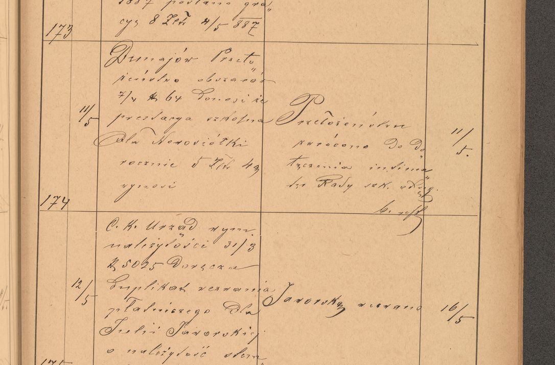 Zdjęcie nr 51 dla obiektu archiwalnego: Protokół czynności na rok 1887. Zarząd główny dóbr stoł. Arcybiskupstwa Lwowskiego o.ł.