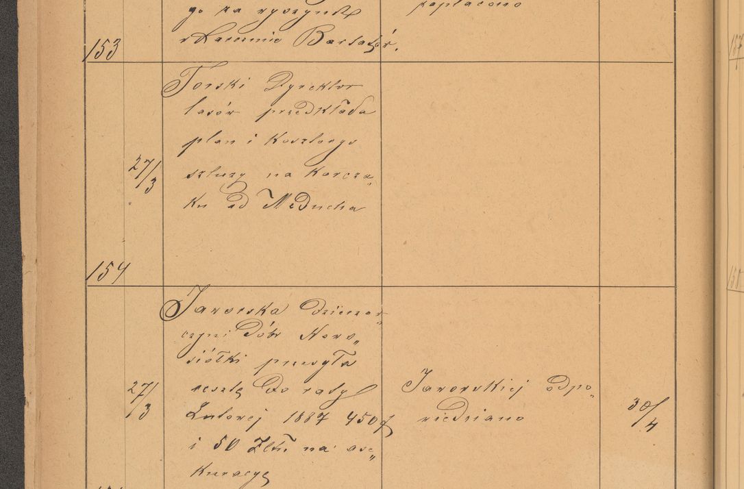 Zdjęcie nr 46 dla obiektu archiwalnego: Protokół czynności na rok 1887. Zarząd główny dóbr stoł. Arcybiskupstwa Lwowskiego o.ł.