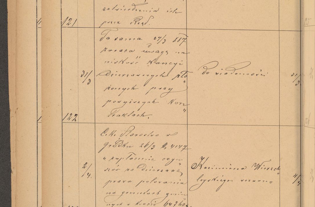 Zdjęcie nr 38 dla obiektu archiwalnego: Protokół czynności na rok 1887. Zarząd główny dóbr stoł. Arcybiskupstwa Lwowskiego o.ł.