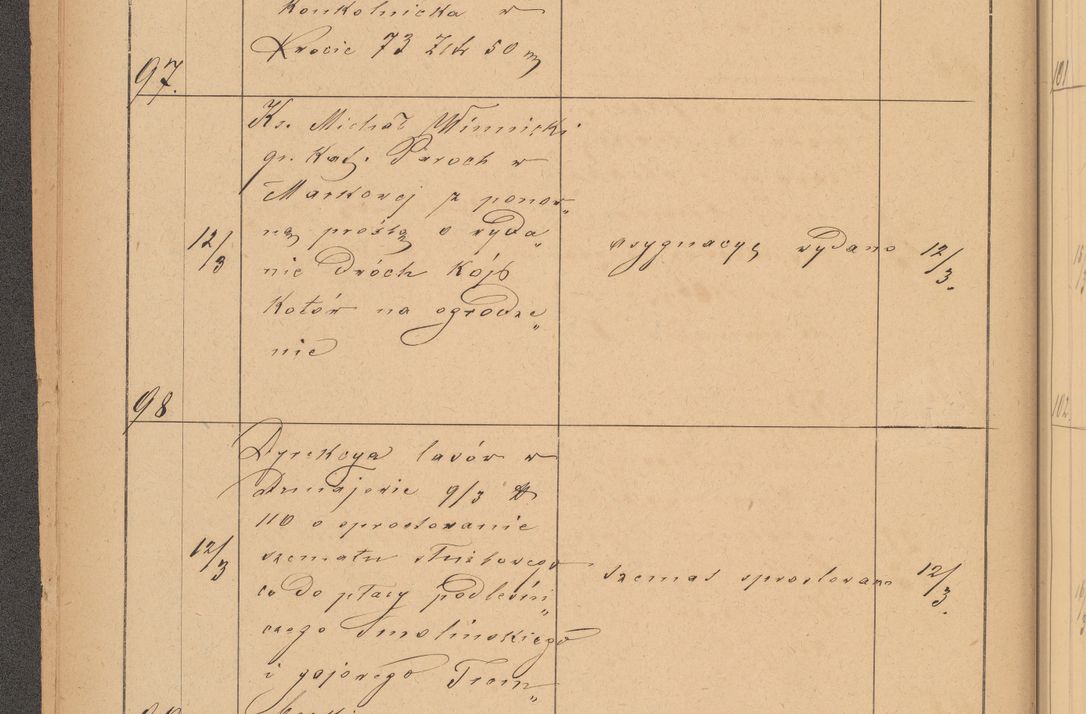 Zdjęcie nr 32 dla obiektu archiwalnego: Protokół czynności na rok 1887. Zarząd główny dóbr stoł. Arcybiskupstwa Lwowskiego o.ł.