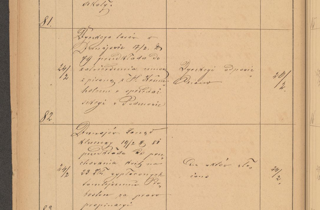 Zdjęcie nr 28 dla obiektu archiwalnego: Protokół czynności na rok 1887. Zarząd główny dóbr stoł. Arcybiskupstwa Lwowskiego o.ł.