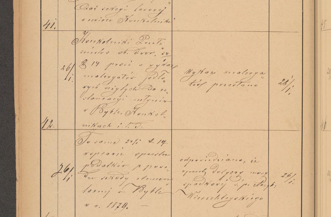 Zdjęcie nr 18 dla obiektu archiwalnego: Protokół czynności na rok 1887. Zarząd główny dóbr stoł. Arcybiskupstwa Lwowskiego o.ł.