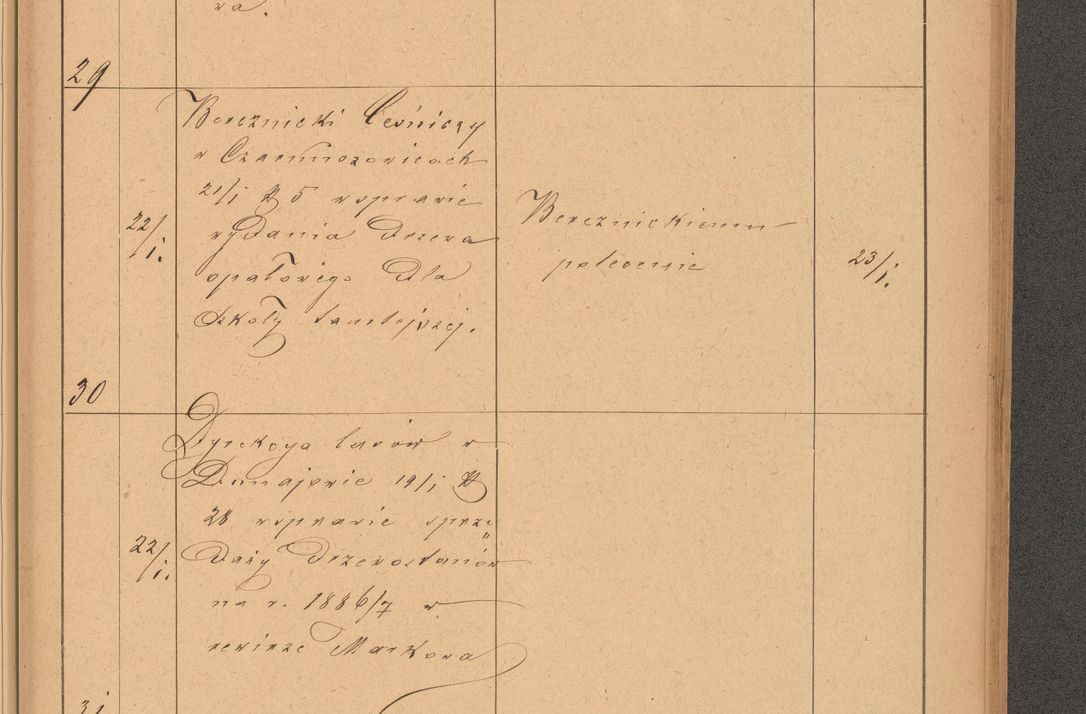 Zdjęcie nr 15 dla obiektu archiwalnego: Protokół czynności na rok 1887. Zarząd główny dóbr stoł. Arcybiskupstwa Lwowskiego o.ł.