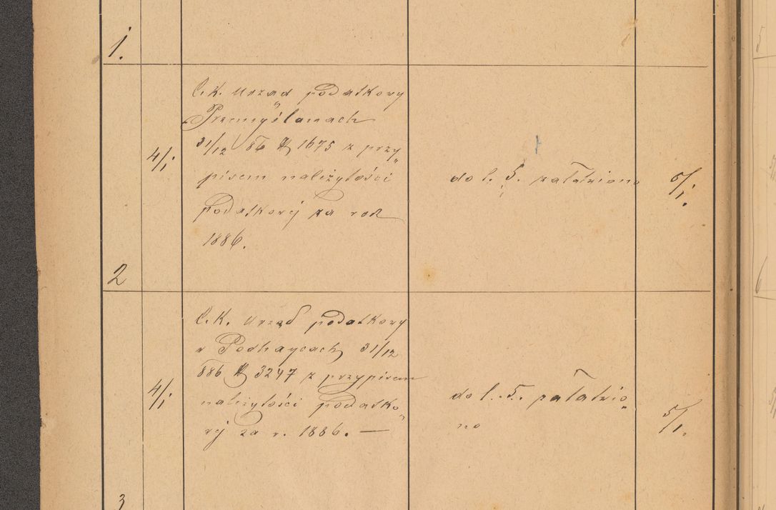 Zdjęcie nr 8 dla obiektu archiwalnego: Protokół czynności na rok 1887. Zarząd główny dóbr stoł. Arcybiskupstwa Lwowskiego o.ł.