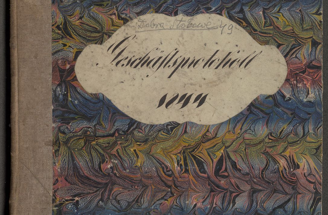 Zdjęcie nr 1 dla obiektu archiwalnego: Geschaftsprotokoll 1844 r.
