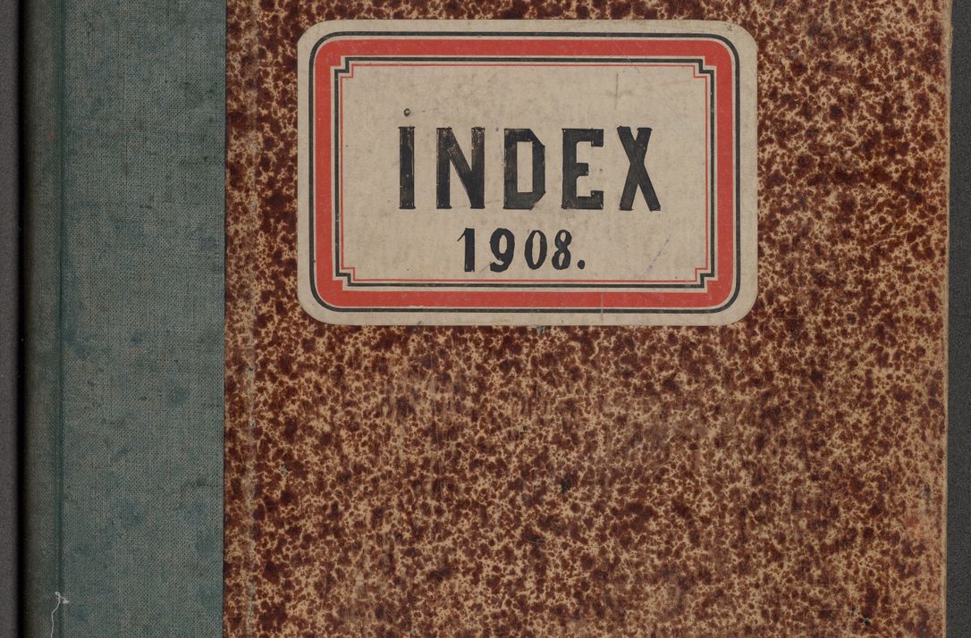 Zdjęcie nr 1 dla obiektu archiwalnego: Indeks 1908.