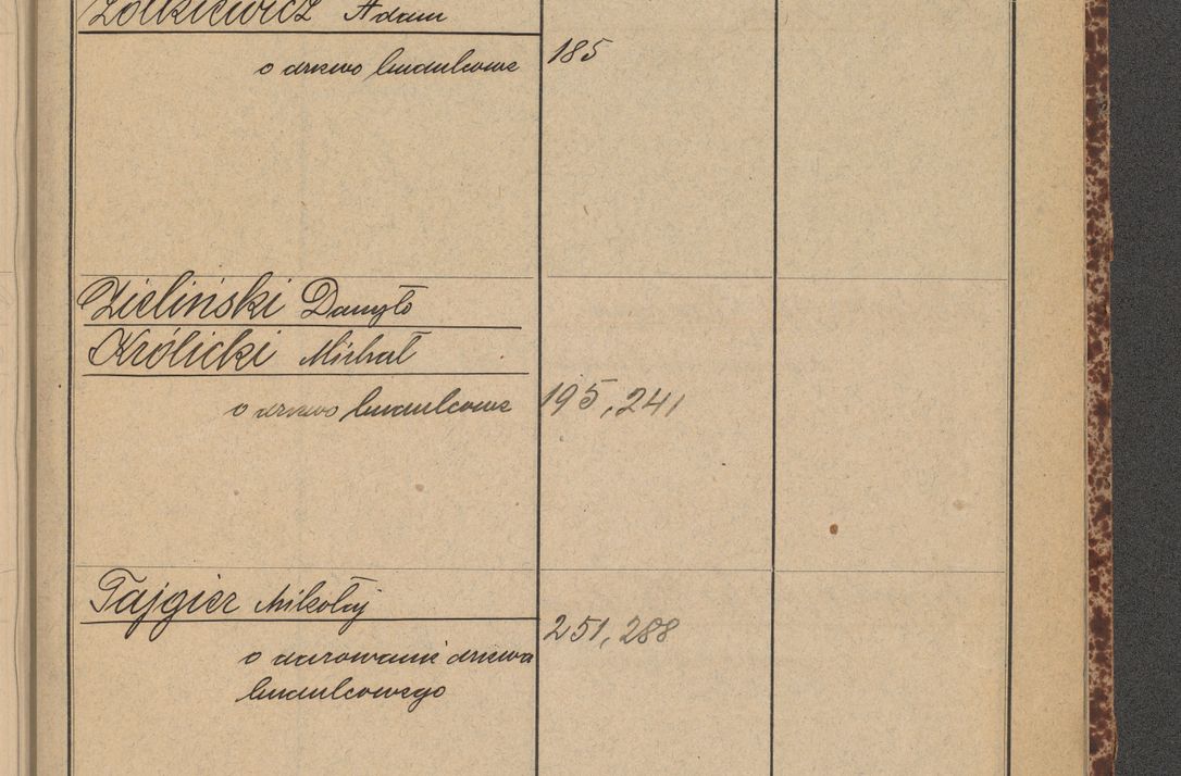 Zdjęcie nr 129 dla obiektu archiwalnego: Indeks 1908.