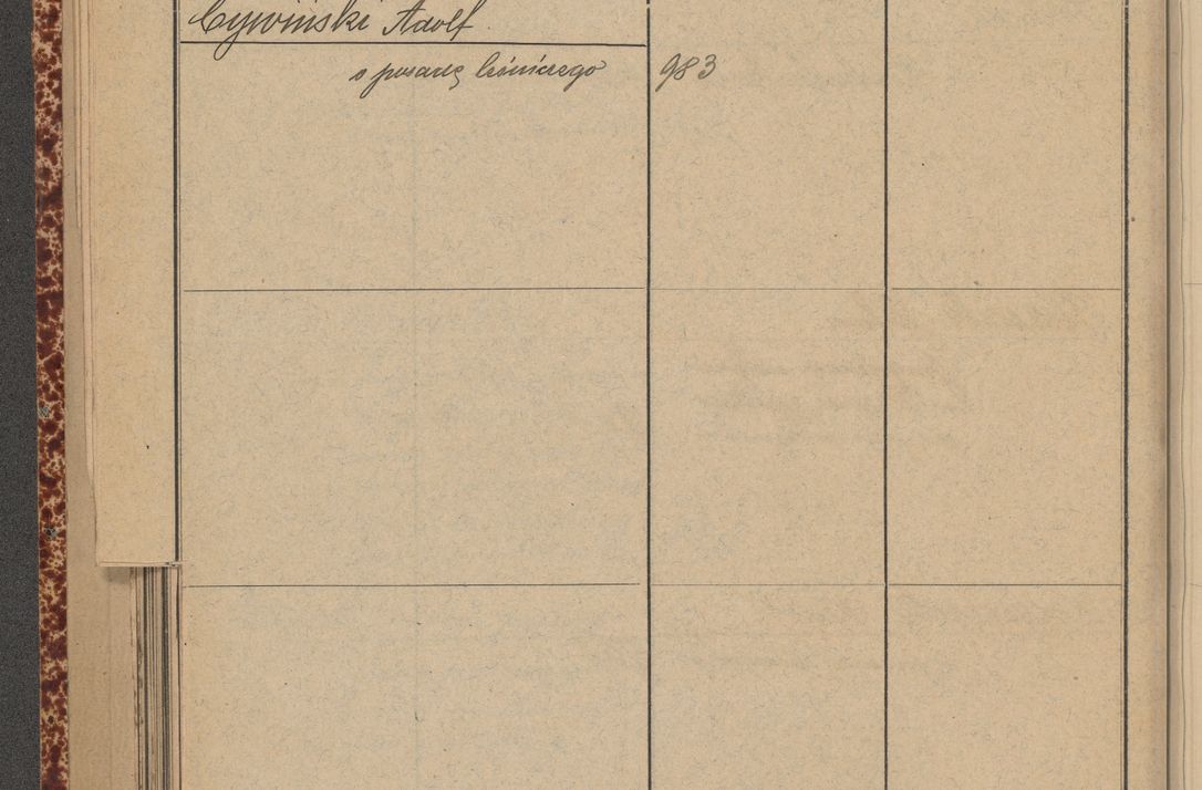 Zdjęcie nr 118 dla obiektu archiwalnego: Indeks 1908.