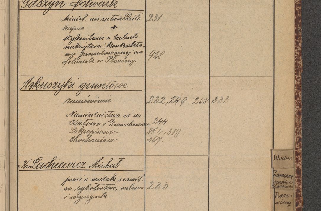 Zdjęcie nr 105 dla obiektu archiwalnego: Indeks 1908.