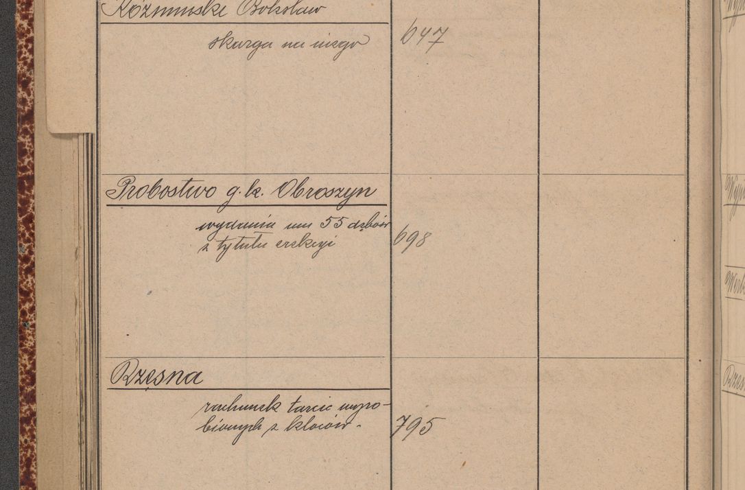 Zdjęcie nr 74 dla obiektu archiwalnego: Indeks 1908.