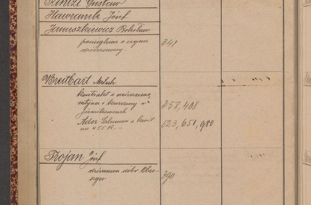 Zdjęcie nr 32 dla obiektu archiwalnego: Indeks 1908.