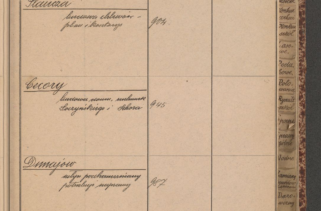 Zdjęcie nr 19 dla obiektu archiwalnego: Indeks 1908.