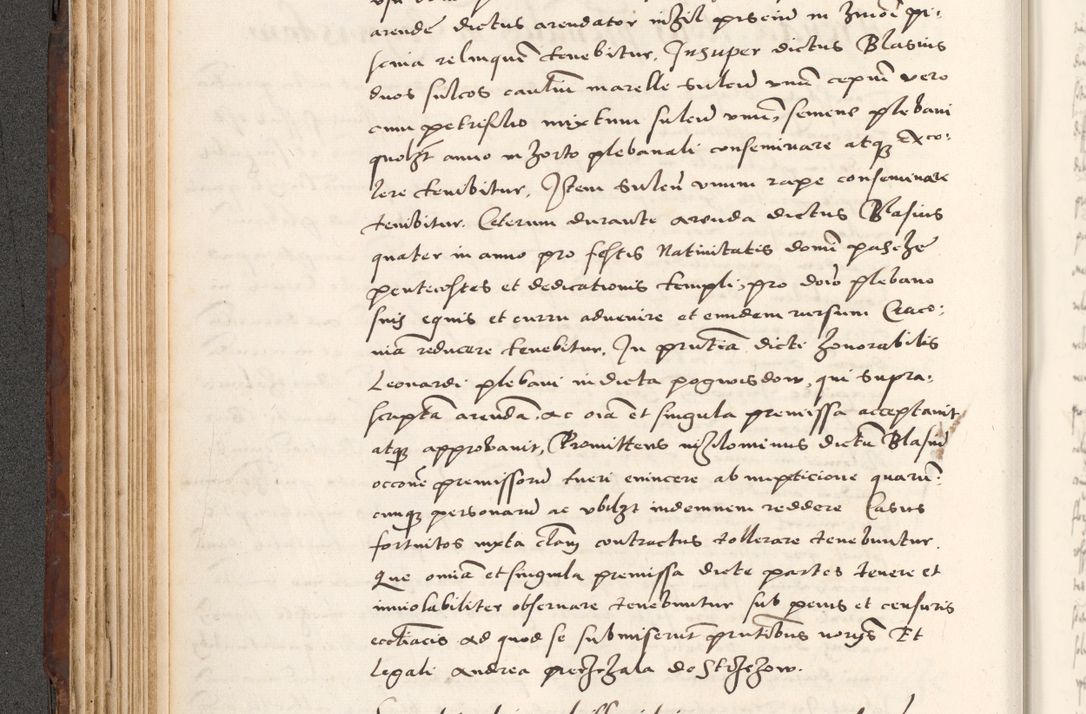 Zdjęcie nr 206 dla obiektu archiwalnego: Acta actorum causarum, sententiarum tam diffinitivarum quam interlocutoriam, obligationum, constitutionum, contractuum etc. coram reverendo patre domino Petro Porembski preposito Oswieczimensi, canonico et officiali Cracoviensi de anno Domini millesimo DºLº quarto, indictione duodecima, pontificatus sanctissimi in Christo patris et domini nostri domini Julii divina providencia papae eius nominis tercii, anno quarto, a die et mense infrasciptis continuantur