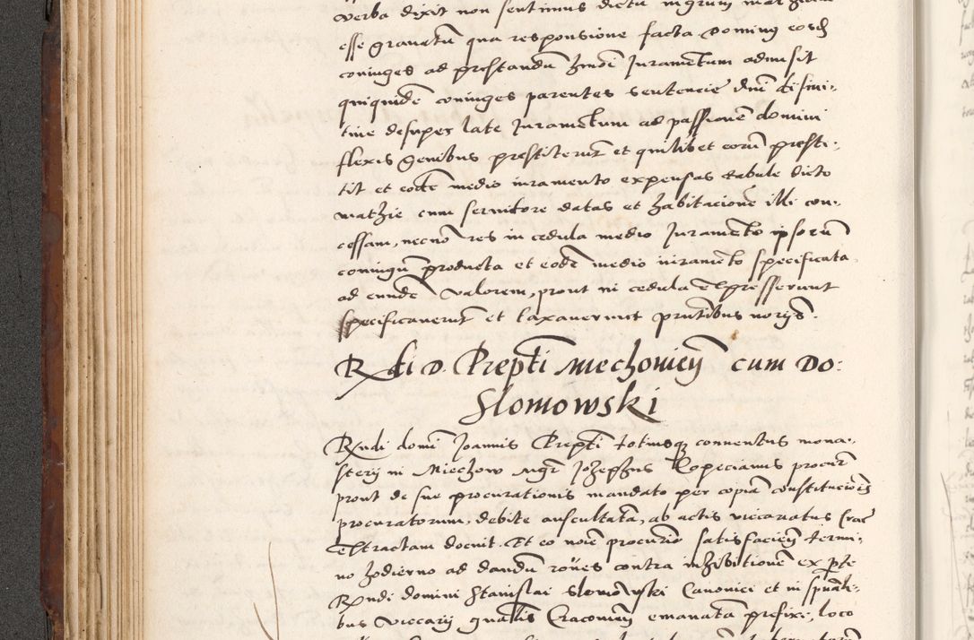Zdjęcie nr 192 dla obiektu archiwalnego: Acta actorum causarum, sententiarum tam diffinitivarum quam interlocutoriam, obligationum, constitutionum, contractuum etc. coram reverendo patre domino Petro Porembski preposito Oswieczimensi, canonico et officiali Cracoviensi de anno Domini millesimo DºLº quarto, indictione duodecima, pontificatus sanctissimi in Christo patris et domini nostri domini Julii divina providencia papae eius nominis tercii, anno quarto, a die et mense infrasciptis continuantur