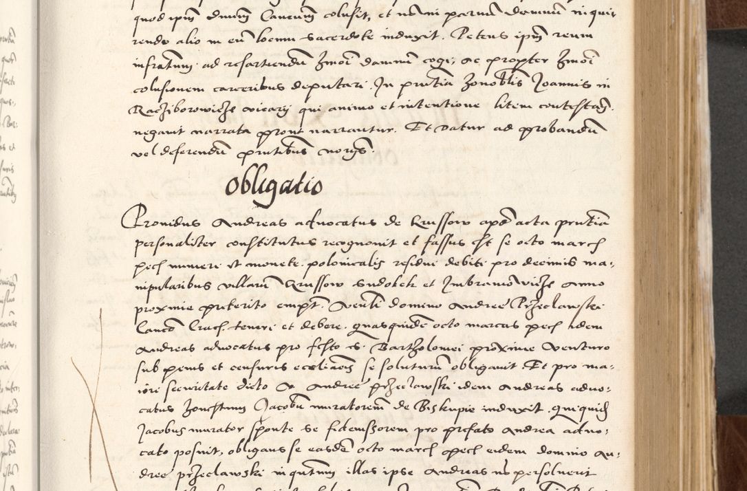 Zdjęcie nr 195 dla obiektu archiwalnego: Acta actorum causarum, sententiarum tam diffinitivarum quam interlocutoriam, obligationum, constitutionum, contractuum etc. coram reverendo patre domino Petro Porembski preposito Oswieczimensi, canonico et officiali Cracoviensi de anno Domini millesimo DºLº quarto, indictione duodecima, pontificatus sanctissimi in Christo patris et domini nostri domini Julii divina providencia papae eius nominis tercii, anno quarto, a die et mense infrasciptis continuantur
