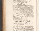 Zdjęcie nr 188 dla obiektu archiwalnego: Acta actorum causarum, sententiarum tam diffinitivarum quam interlocutoriam, obligationum, constitutionum, contractuum etc. coram reverendo patre domino Petro Porembski preposito Oswieczimensi, canonico et officiali Cracoviensi de anno Domini millesimo DºLº quarto, indictione duodecima, pontificatus sanctissimi in Christo patris et domini nostri domini Julii divina providencia papae eius nominis tercii, anno quarto, a die et mense infrasciptis continuantur