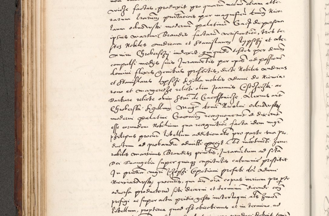 Zdjęcie nr 186 dla obiektu archiwalnego: Acta actorum causarum, sententiarum tam diffinitivarum quam interlocutoriam, obligationum, constitutionum, contractuum etc. coram reverendo patre domino Petro Porembski preposito Oswieczimensi, canonico et officiali Cracoviensi de anno Domini millesimo DºLº quarto, indictione duodecima, pontificatus sanctissimi in Christo patris et domini nostri domini Julii divina providencia papae eius nominis tercii, anno quarto, a die et mense infrasciptis continuantur