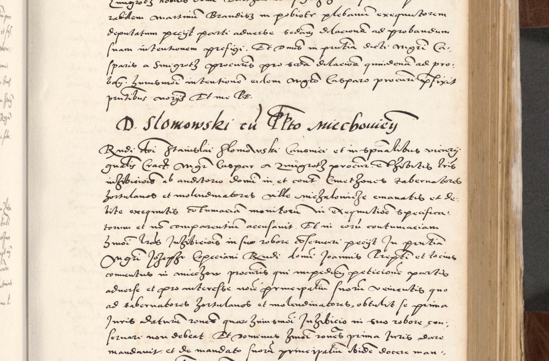 Zdjęcie nr 185 dla obiektu archiwalnego: Acta actorum causarum, sententiarum tam diffinitivarum quam interlocutoriam, obligationum, constitutionum, contractuum etc. coram reverendo patre domino Petro Porembski preposito Oswieczimensi, canonico et officiali Cracoviensi de anno Domini millesimo DºLº quarto, indictione duodecima, pontificatus sanctissimi in Christo patris et domini nostri domini Julii divina providencia papae eius nominis tercii, anno quarto, a die et mense infrasciptis continuantur