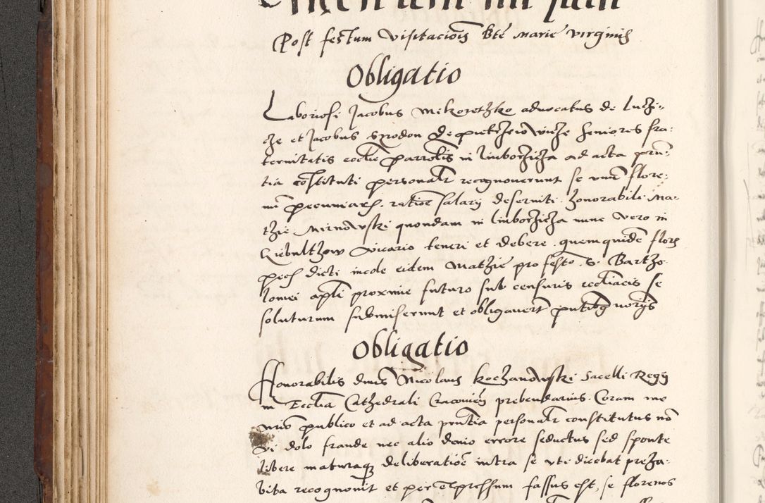 Zdjęcie nr 180 dla obiektu archiwalnego: Acta actorum causarum, sententiarum tam diffinitivarum quam interlocutoriam, obligationum, constitutionum, contractuum etc. coram reverendo patre domino Petro Porembski preposito Oswieczimensi, canonico et officiali Cracoviensi de anno Domini millesimo DºLº quarto, indictione duodecima, pontificatus sanctissimi in Christo patris et domini nostri domini Julii divina providencia papae eius nominis tercii, anno quarto, a die et mense infrasciptis continuantur
