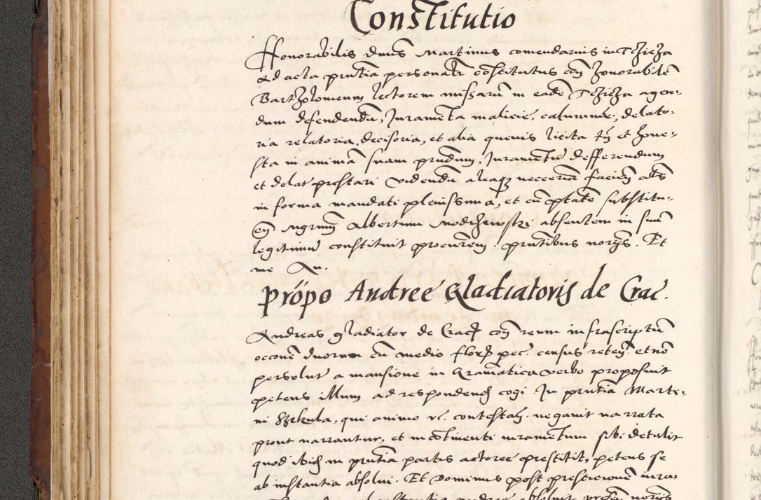 Zdjęcie nr 166 dla obiektu archiwalnego: Acta actorum causarum, sententiarum tam diffinitivarum quam interlocutoriam, obligationum, constitutionum, contractuum etc. coram reverendo patre domino Petro Porembski preposito Oswieczimensi, canonico et officiali Cracoviensi de anno Domini millesimo DºLº quarto, indictione duodecima, pontificatus sanctissimi in Christo patris et domini nostri domini Julii divina providencia papae eius nominis tercii, anno quarto, a die et mense infrasciptis continuantur