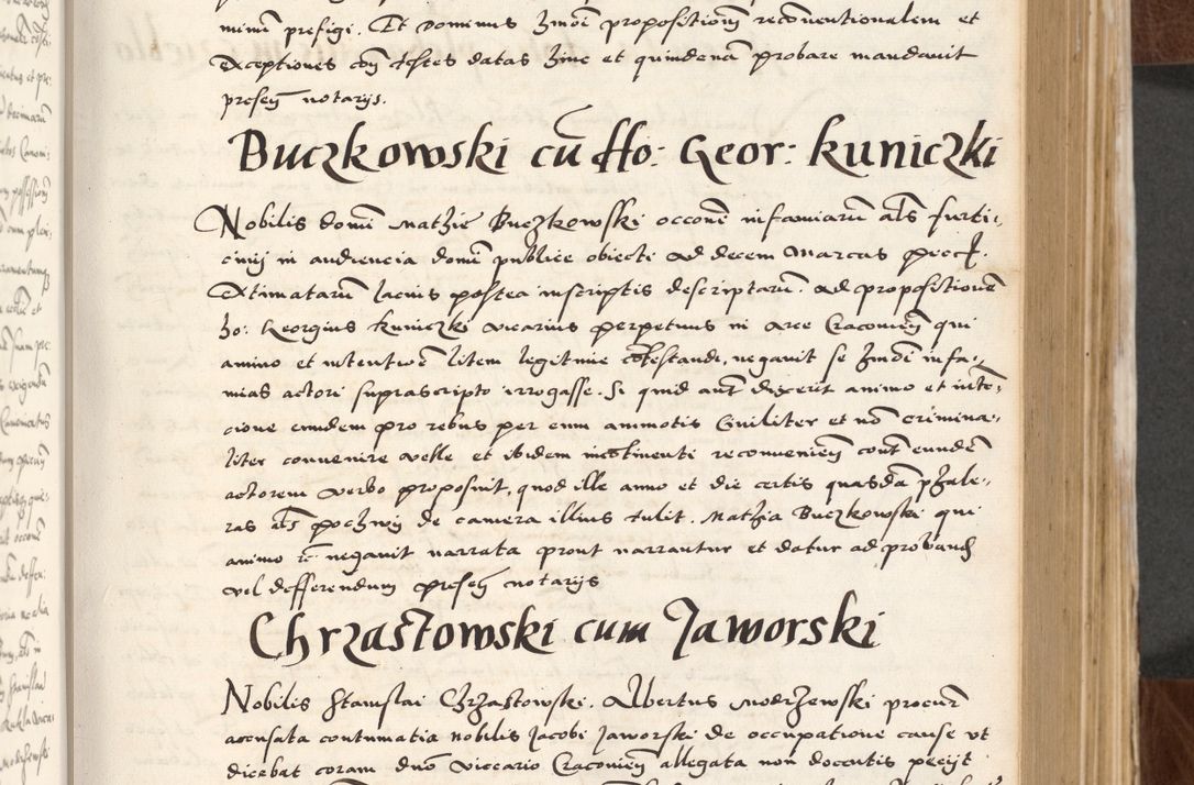 Zdjęcie nr 149 dla obiektu archiwalnego: Acta actorum causarum, sententiarum tam diffinitivarum quam interlocutoriam, obligationum, constitutionum, contractuum etc. coram reverendo patre domino Petro Porembski preposito Oswieczimensi, canonico et officiali Cracoviensi de anno Domini millesimo DºLº quarto, indictione duodecima, pontificatus sanctissimi in Christo patris et domini nostri domini Julii divina providencia papae eius nominis tercii, anno quarto, a die et mense infrasciptis continuantur